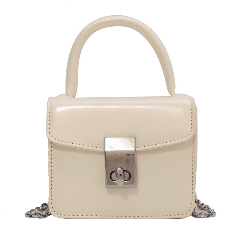 Small Square Bag Women's New Fashionable Square Chain Shoulder Bag Messenger Bag