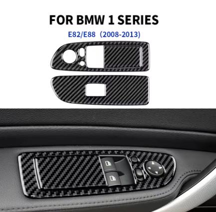 Sticker For BMW 1 Series E82 E88 2008-2013 Accessories Carbon Fiber Car Automatic Special Interior Trim Cover Sticker Styling
