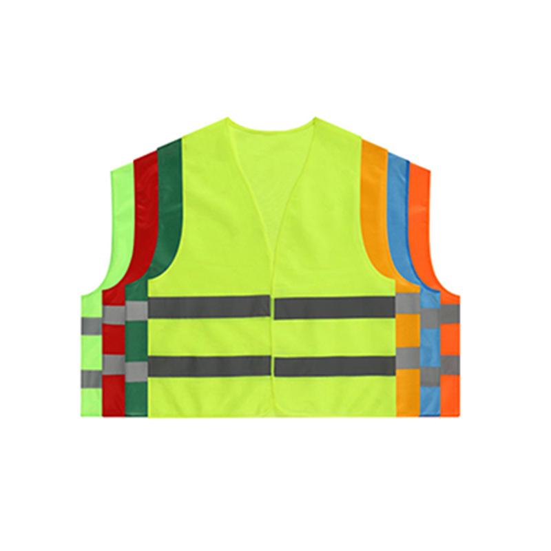 Multi-Pocket Reflective Safety Vest for Construction and Traffic Duty