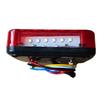2X 12V 26LED Submersible Trailer Lights Stop Tail Turn Signal Lights License Number Plate for Trailer Truck RV Lighting Upgrade