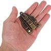 12pcs Retro Toggle Latch Metal Duckbilled Hasp Catch Decorative Buckle Hardware For Jewelry Box Cabinet Wooden Case