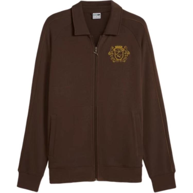 

Puma Fashion Comfortable Long Sleeve Jacket Unisex Jacket Coffee-Brown 630968-65 XL