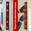 Foldable Level, 24Inch Multi-Angle Measurement Woodworking Tools, with 45° Bubbles for Carpenters,Woodworkers
