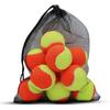 12 Stück Strände Tennis Paddleball Schlagfestigkeit Weiches Training Üben Tennis Geschenk für Kinder Erwachsene Anfänger Hund