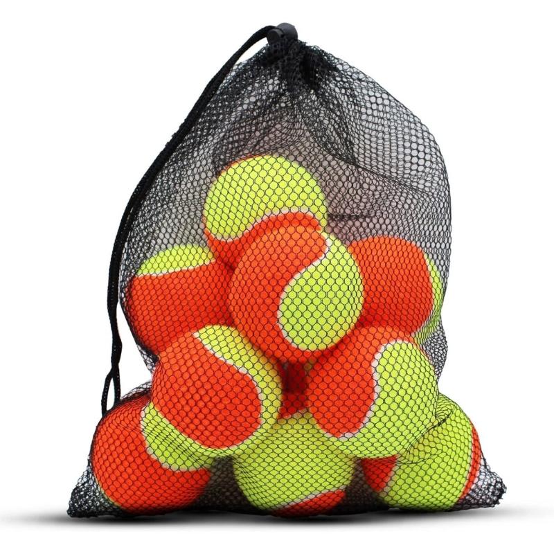 12pcs Beaches Tennis Paddleball Impacts Resistance Soft Training Practing Tennis Gift for Kids Adult Beginner Dog