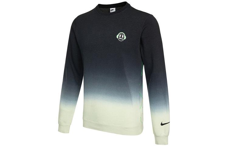 Nike Sweatshirts Men s Black Crew Neck Moderate Regular DO6937-010 S