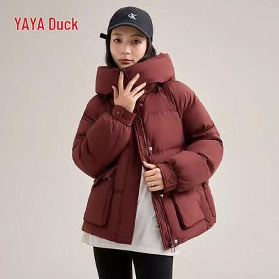 Yaya Damen Abnehmbare Kapuze Daunenjacke
