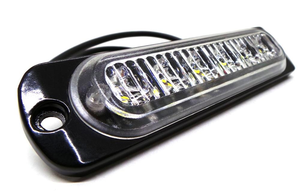 Reverse Light Lamp 6 LED 12V-24V, White, Off-Road