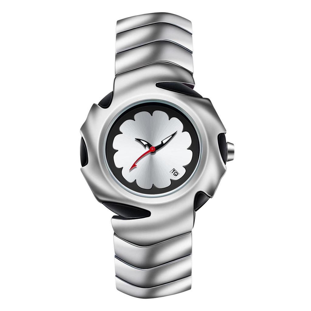 Pre-owned Irregular Blade Retro Men's Watch: High-End Niche Fashion Design