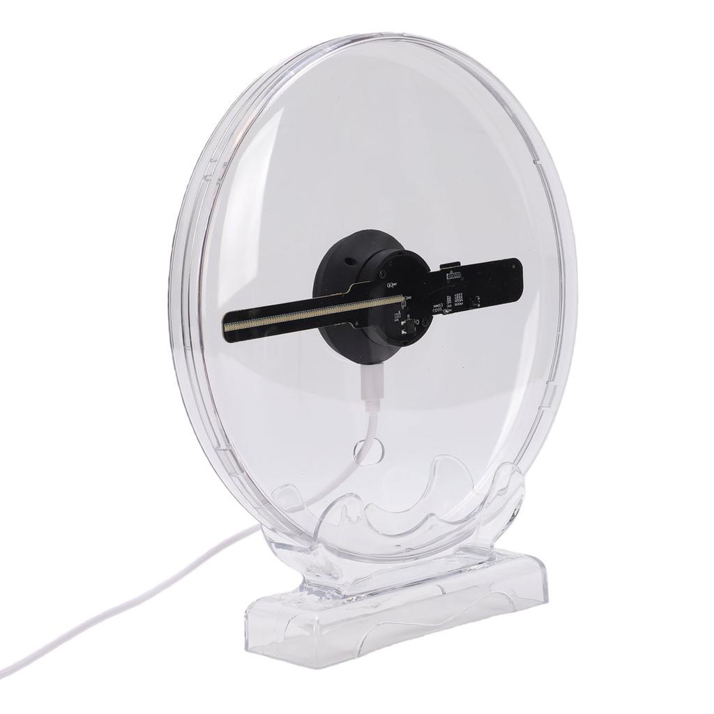 3D-Hologramm-Ventilator mit Abdeckung Desktop WiFi Holografischer Projektor Werbemaschine für kommerzielle Displays Eingebaut
