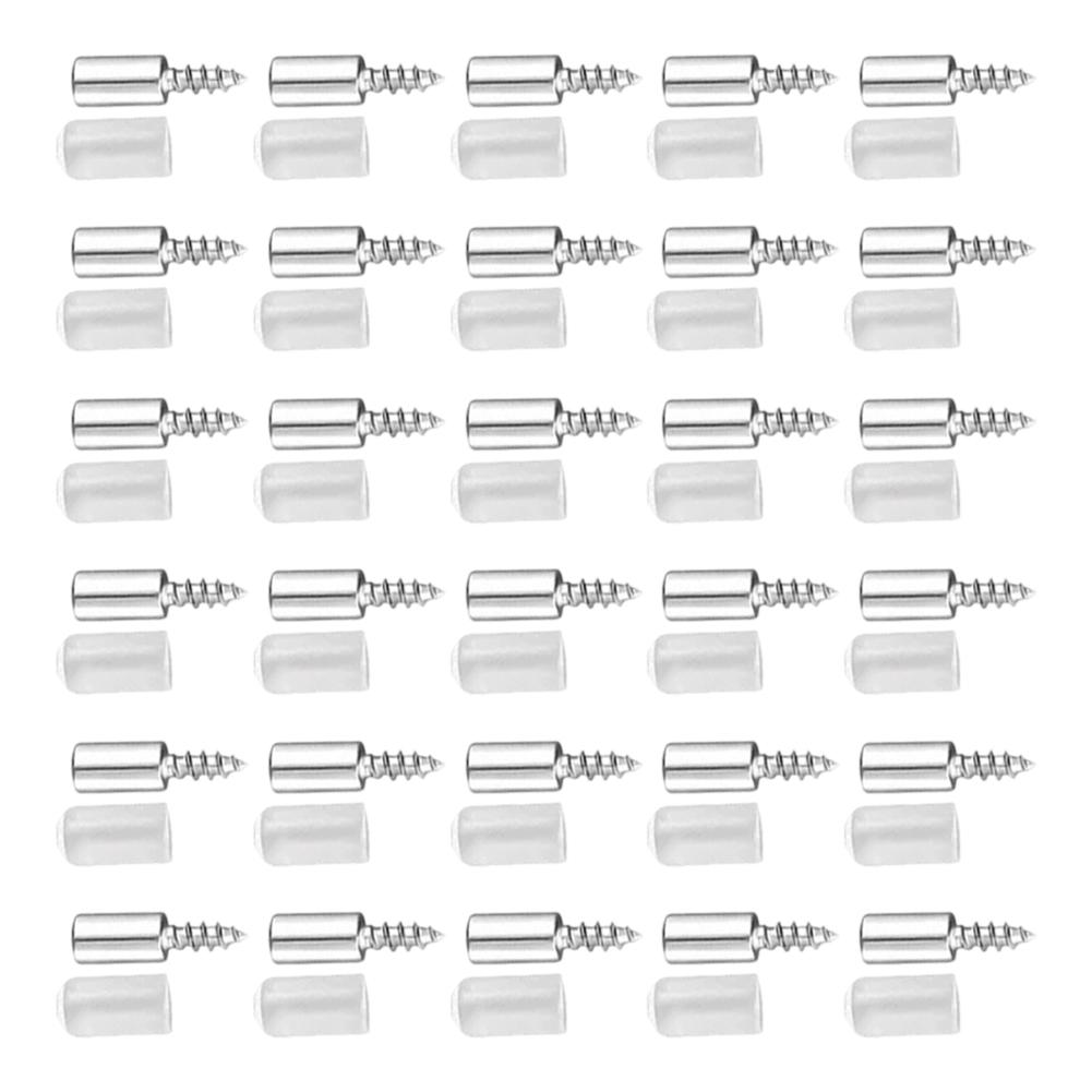 Cabinet Shelf Pins Bracket Screws Non-Slip Sleeve Rust-Proof Metal Self-Tapping Design Cabinet Shelf Support Pegs