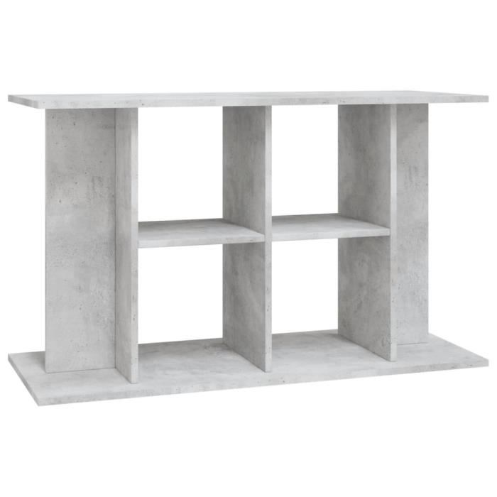 VidaXL Support pour aquarium gris béton 100x40x60 cm bois d'ingénierie 833587