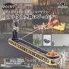 HIRAISM Bastet Cat 2-in-1 Stick & Cone Incense Holder with Ash Tray Egyptian Goddess Design 25.5 cm Interior Decor