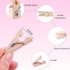 Small Clothes Pin, Mini Clothesp, 100 PCS Mini Clothes P Wooden with Storage Bag, Small Clothes P for Photos, Crafts, Hanging Clothes, Baby Shower,