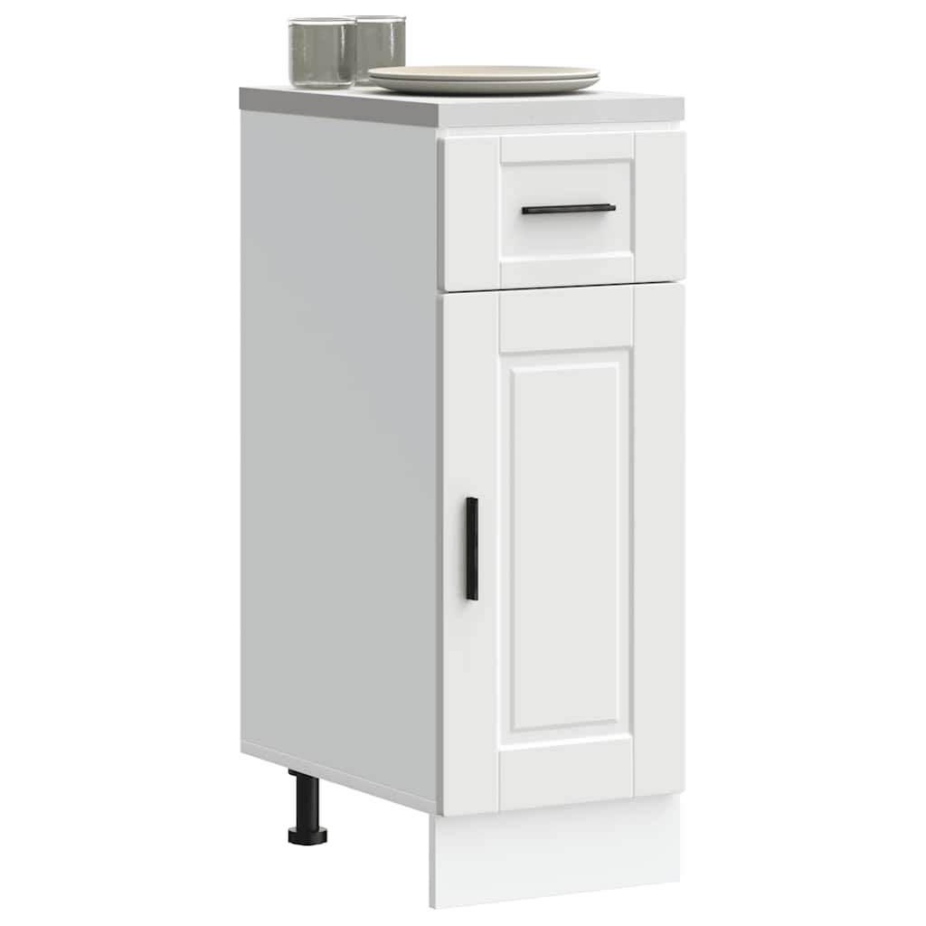 Kitchen Base Cabinet Porto White Particleboard