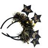 Tinsel Hairband Mini Graduation Hat Headbands Bachelor Hat Graduation Decors