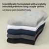 Solid-color Mid-calf Non-stretch Socks, Pure Cotton Socks, Summer Lightweight Sweat-absorbing Business Socks
