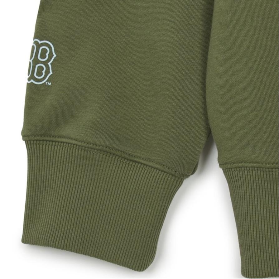 New MLB Boston Red Sox Sweatshirt Unisex Khaki 3AMTN1044-43KAP