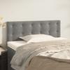 vidaXL Headboard Light Grey 90x5x78/88 Cm Velvet