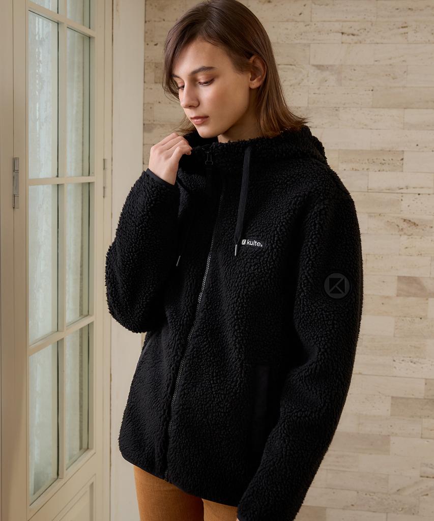 Kulte Windproof Sherpa Fleece Black