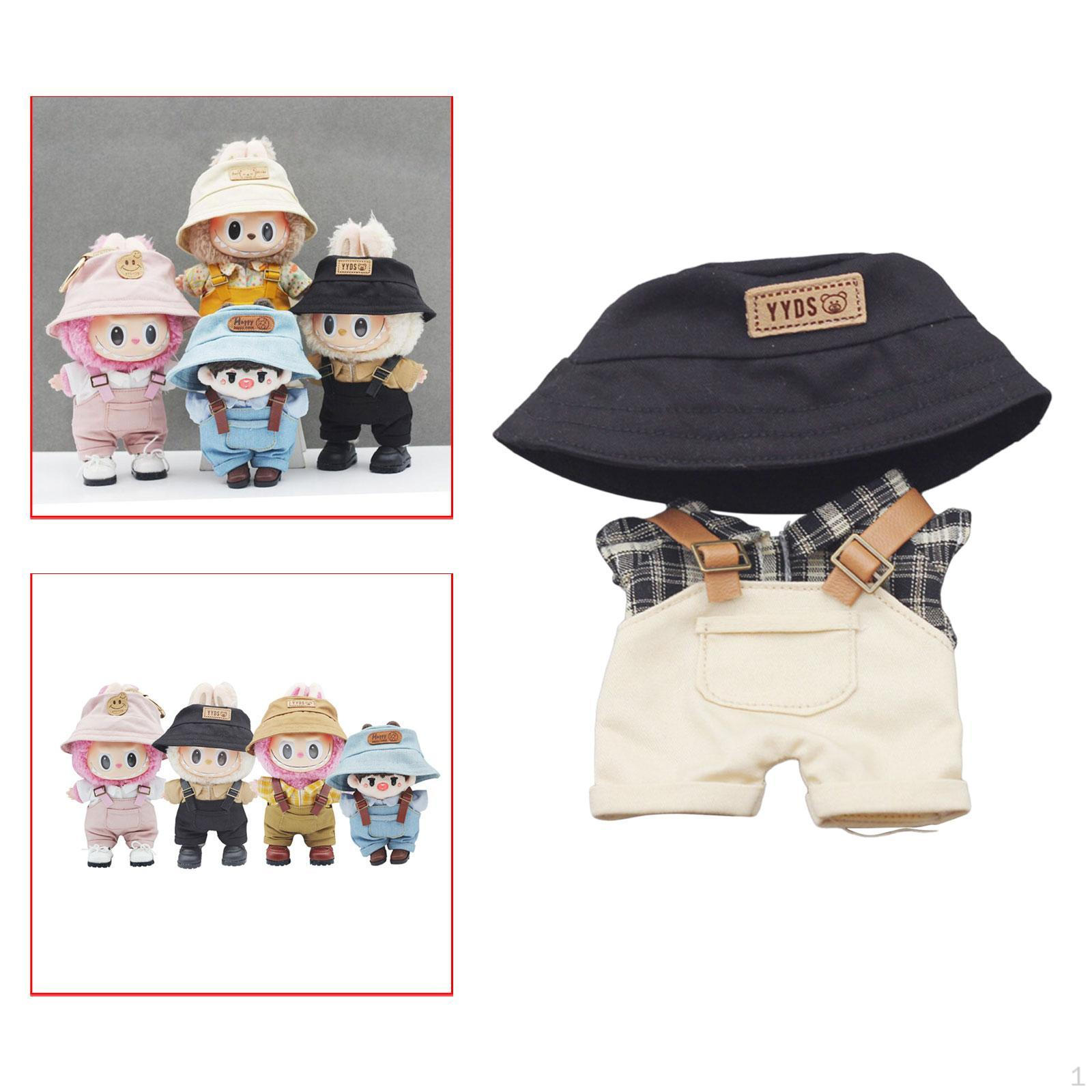 

с рубашкой и брюками для детей с изображением шляпы 5,91-дюймовые куклы black hat