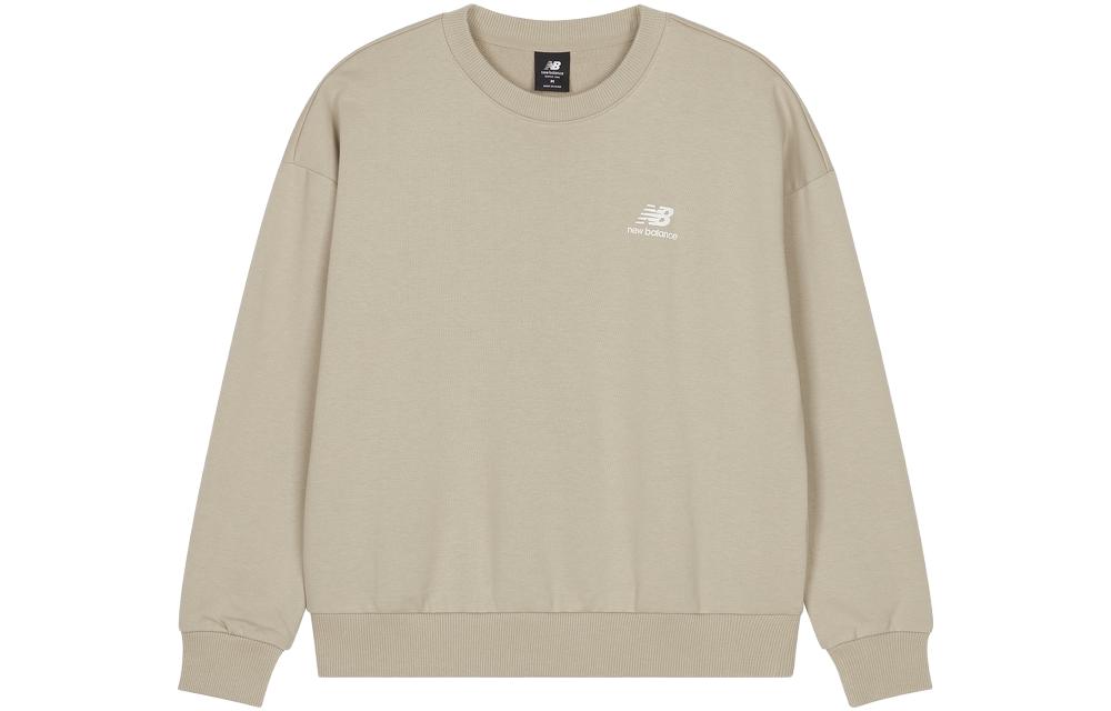 New Balance Sweatshirt Women s Milk Tea Brown AWT33317-BNN L