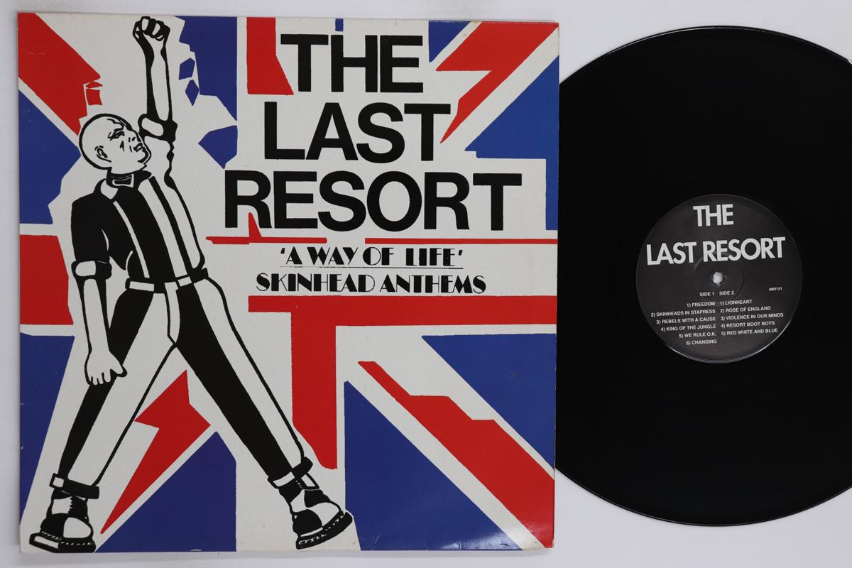 

LP Record LAST RESORT A Way Of Life Skinhead Anthems AHOYLP1 CAPTAIN OI 1996 UK Rock Used