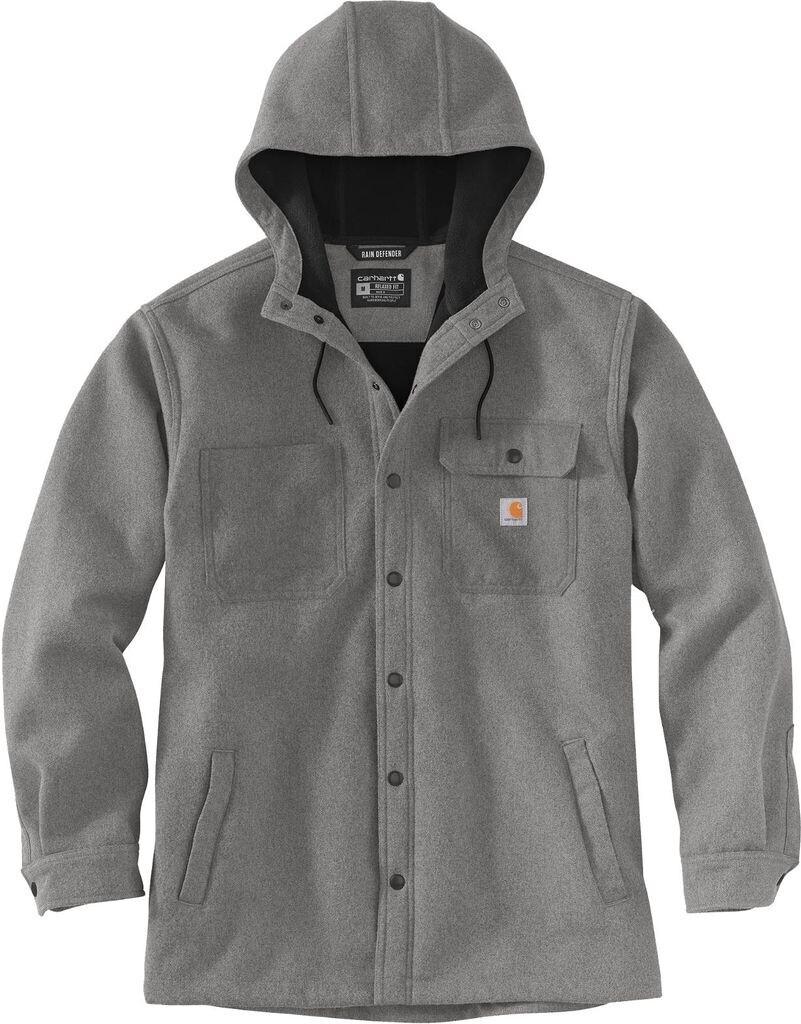 Куртка Carhartt Rain Defender Relaxed Fit Heavyweight Hooded Shirt Jac black heather