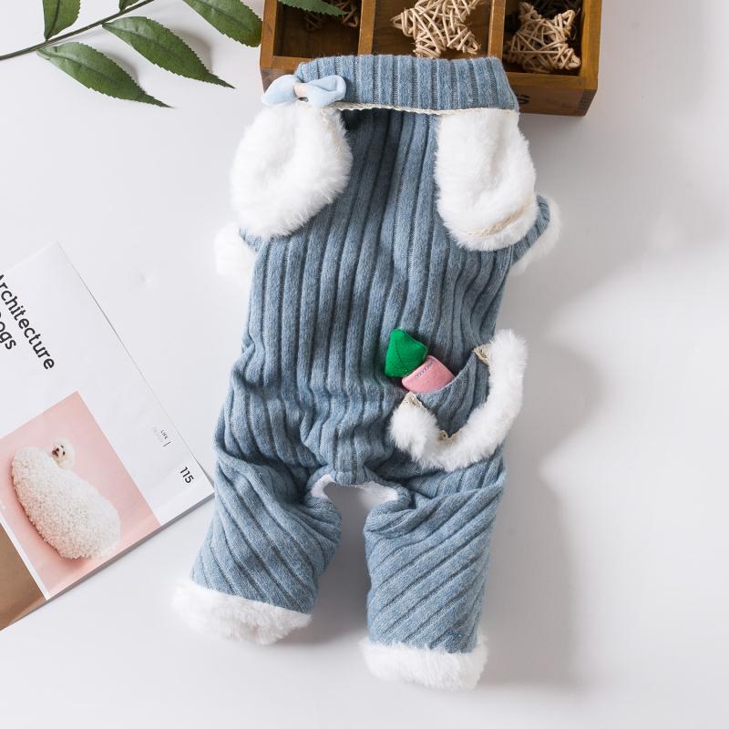 Dog Costume Pet Clothes Puppy Apparel Small Dog Clothing Jumpsuit Warm Outfit Garment Yorkie Pomeranian Maltese Poodle Dog Coat
