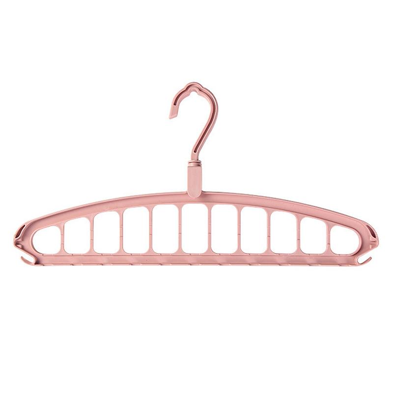 11 Hole Organizer Clothes Hanger Magic Plastic Folding Space Saving Clothes Wardrobe Storage Multifunction Rotate Drying Rack