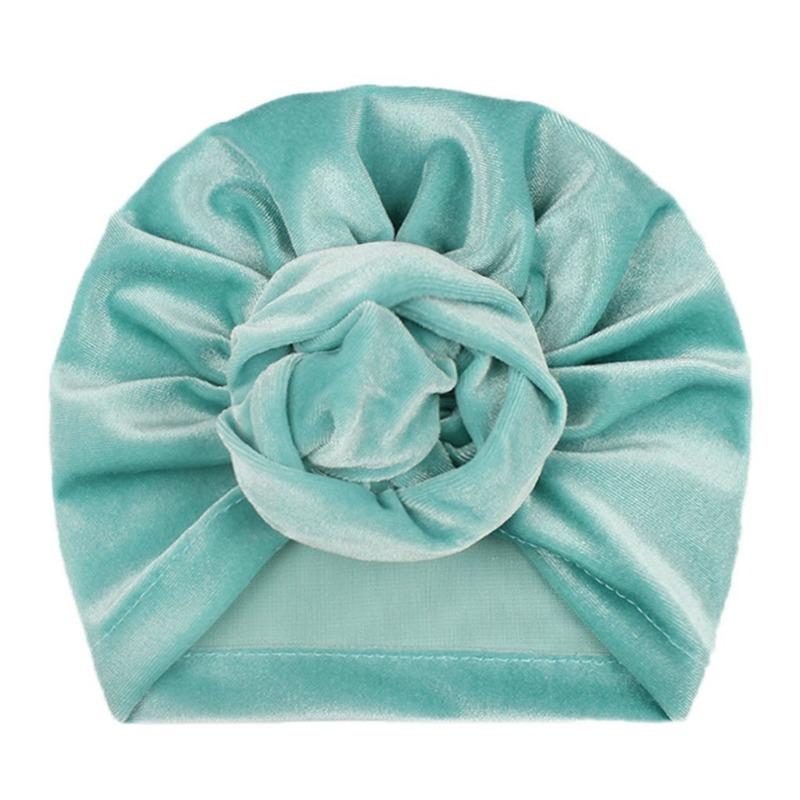 New children's hat 11-color golden velvet warm spring, autumn and winter baby tire cap, soft baby tire cap
