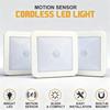 6-LED Decorative Night Light,Motion Sensor Stair Wall Light,Battery Powered,Smart Sensor.Suitable for Bedside,Cabinet,Kitchen,Bedroom Stair Lighting
