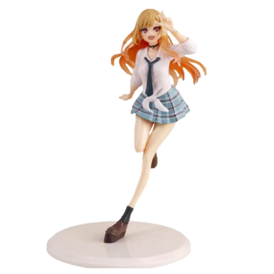 Подарунок Нове Аніме My Dress-Up Darling Кітаґава Марін Ліз Настільний Милий Шкільна Форма Модель ПВХ Фігурка Дії Колекційна Іграшка