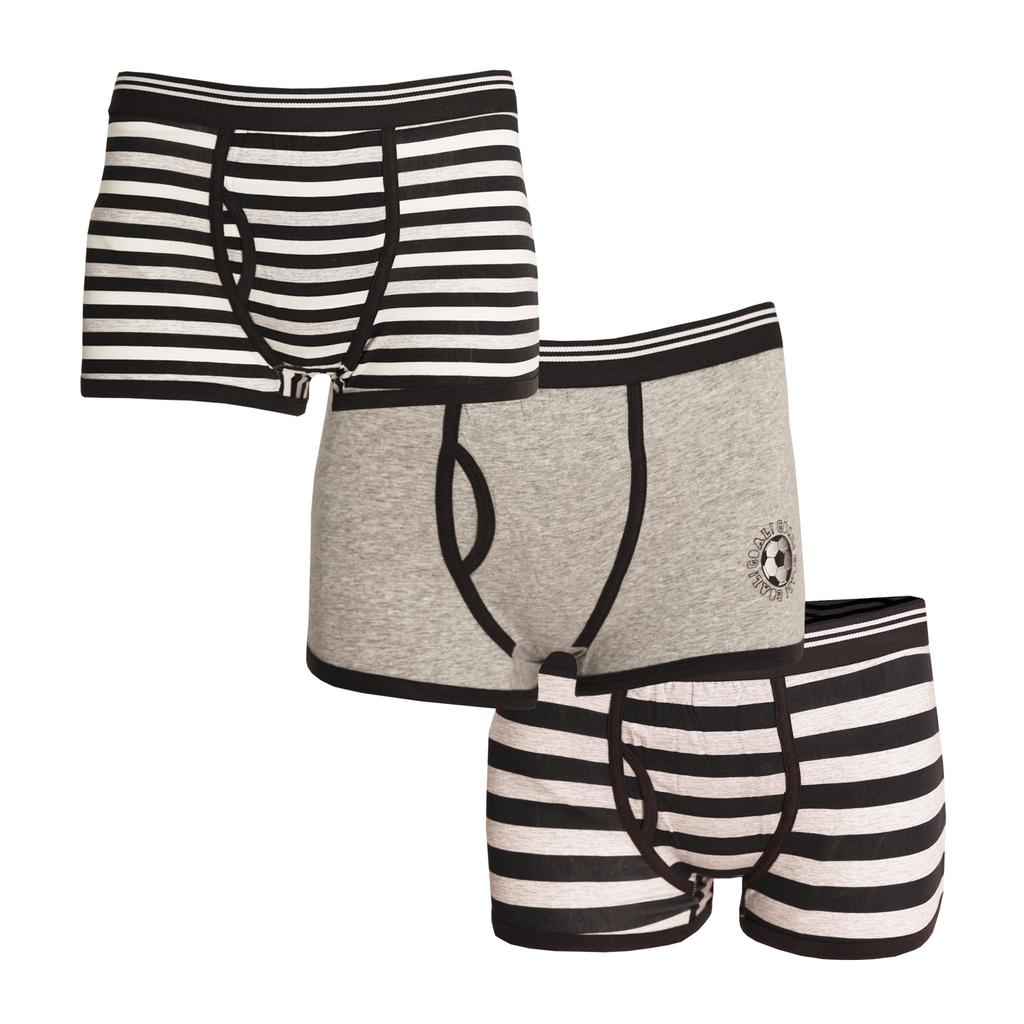 4Kidz Boys Cotton Trunk Fit Boxers (Pack Of 3)