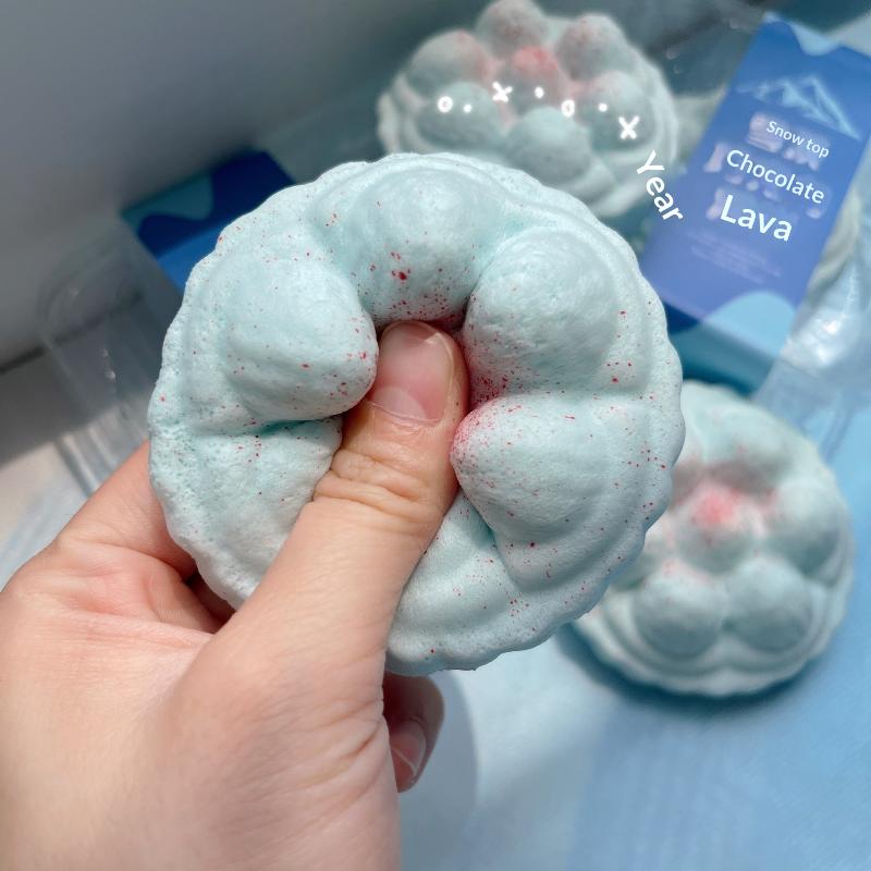 Cherry Strawberry Milk Cube Slow Rising Bread Bun Soft Fidget Toy Stress Relief Help Anxiety ADHD Gifts For Adults And Kids