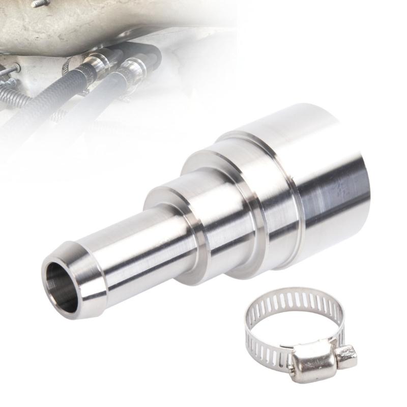 Stainless Steel Coolant Hose Splice 3/4 To 5/8 Inch Reducer Fitting for Heater Core Hose Repair and Service Use In Vehicle Upkeep Tasks