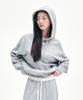 Youhee Symbol Graphic Hoodie Melange Gray