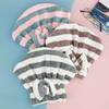 Thickened Soft Bow Hair Towel Wrap Microfiber Absorbent Hair Drying Cap Quick-Drying Shower Cap Hair