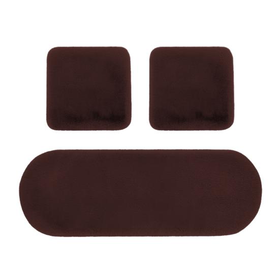 Thickened Plush Car Seat Cushion Set Anti-Slip Design Moisture-Wicking Easy Installation Soft Fluffy Front Back Seat Covers