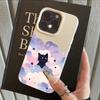 HOT Cartoon Cat Flower Lichee Leather Pattern Phone Case For Samsung A57 A36 A26 A07 A55 A35 A16 A06 A54 A15 A14 A05S A05 4G 5G