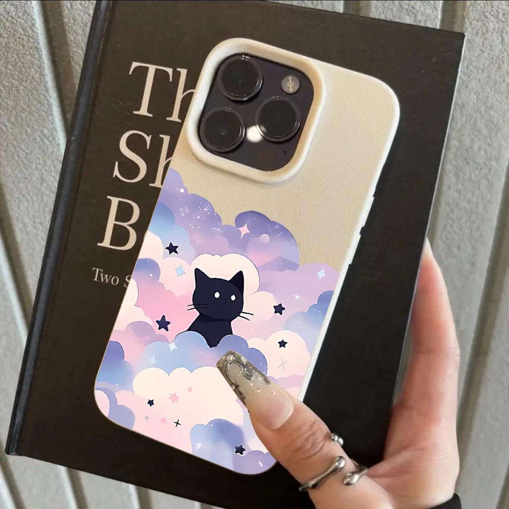 

HOT Cartoon Cat Flower Lichee leather pattern Phone Case For Redmi Note 14 13 12 11 10 9 8 Pro Plus 4G 5G Shockproof Cover Note 14 Pro 4G