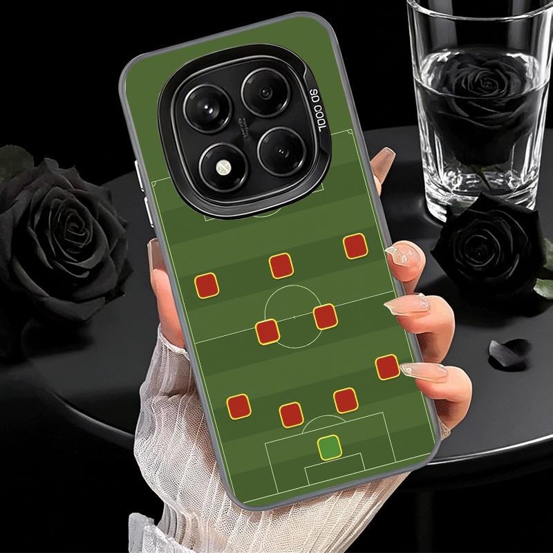 Football Soccer Tactics Time Shockproof Phone Case for Xiaomi Redmi Note 15 14 13 12 Pro Plus 11 11S 11T 5G Cover Anti Fall Fund
