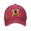 Marcus The Worm Funny Meme Men Women Baseball Cap Trending Distressed Washed Hats Cap Fashion Outdoor Adjustable Fit Snapback