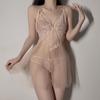 Sexy Lingerie Sexy Gauze Lace Perspective Suspender Nightdress Passion Hollowed Out Temptation Suit