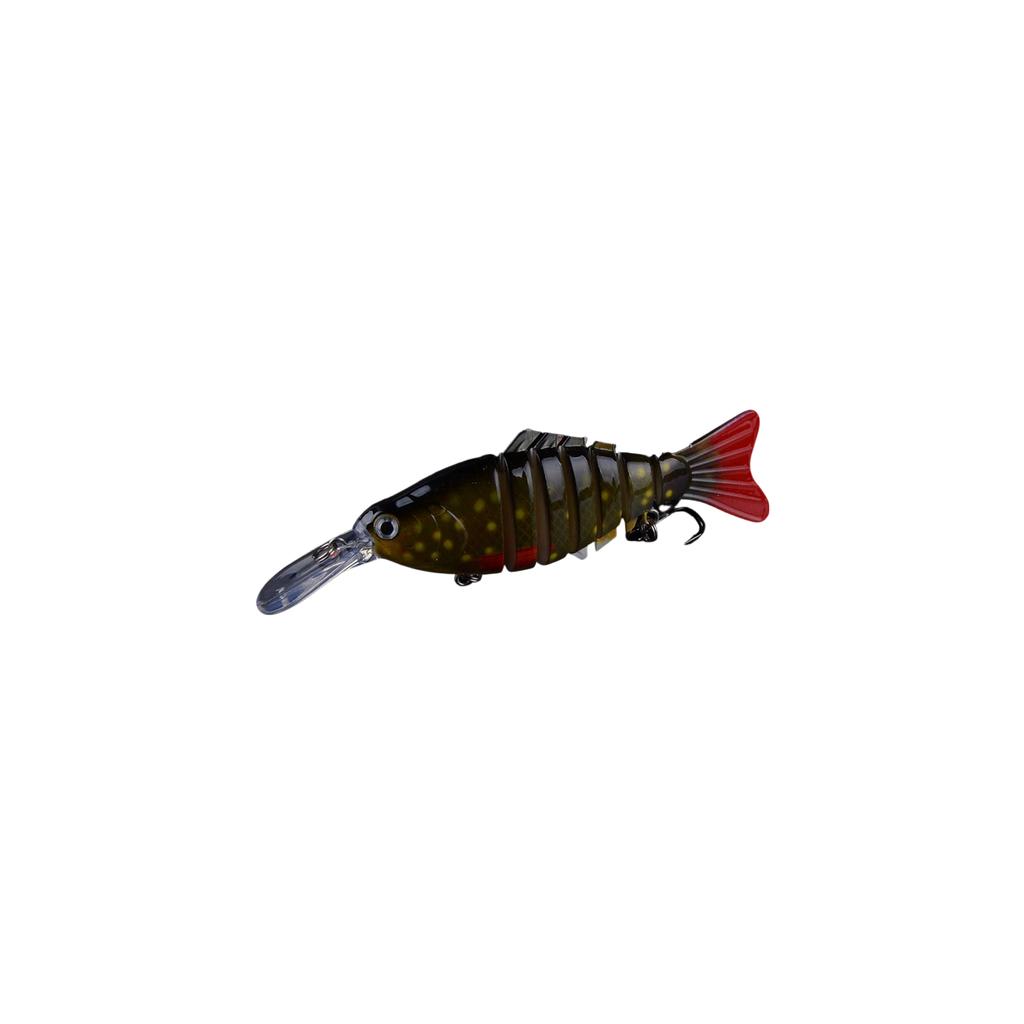 Segmented Fishing Lure Hard Bait Multi-Joint Swimbait 23g 12cm Artificial Bionic Fish Lure for Freshwater and Saltwater Fishing