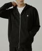 HYPERREET Unisex Ghost Club Knit Zip-Up Hoodie [Matte Black]_Hg1Sw900