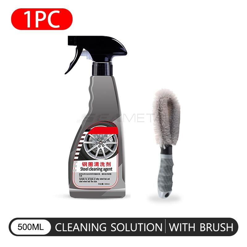 SEAMETAL 500ML Car Wheel Paint Dust Remover Spray Technology Professional Dust Rim Rust Wheel Cleaner for Car Cleaning Agent