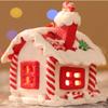 Creative Small House Pendant Snowman Xmas Tree Decorantions Hanging Ornament   New Year Gift