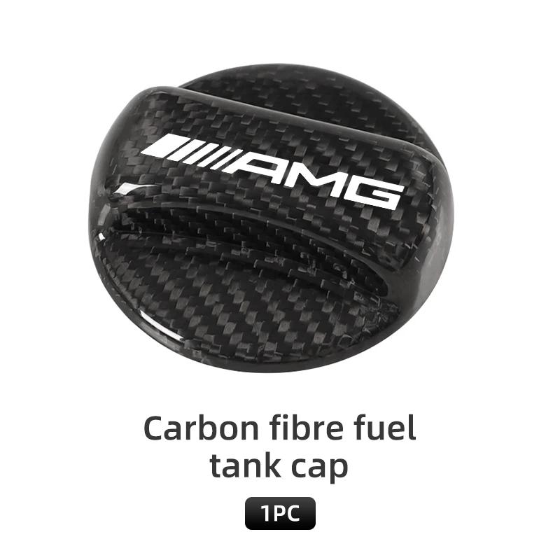 2025 Coche Caliente Tapa del Depósito de Combustible de Fibra de Carbono Accesorios Interiores Para Mercedes Benz AMG W220 W221 W222 W217 W230 W204 W205 W203 W246
