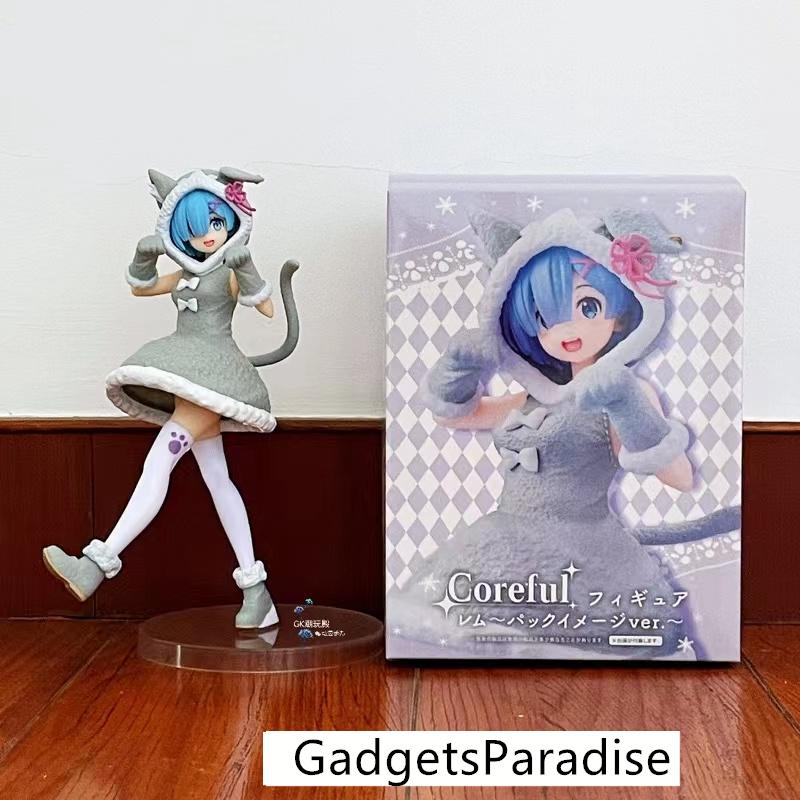 Re:Life in a different world from zero Rem Ram PVC Figure Model Toy Decorative Ornament